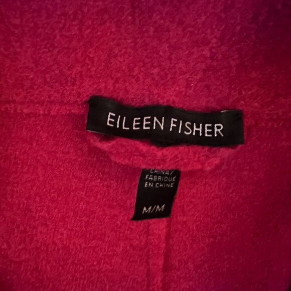 Eileen Fisher Boilded100% merino wool Cardigan Jacket Size Medium - Picture 9 of 14